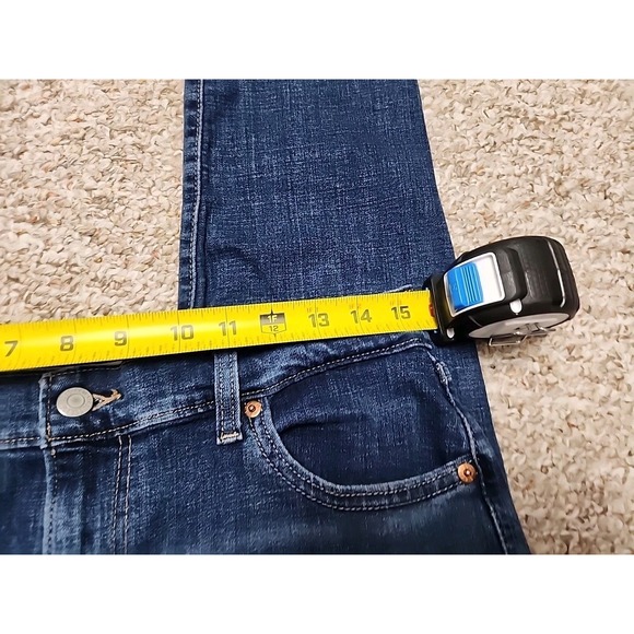 Levi's 29 Boyfriend Jeans Blue Denim Stretch Women's Fits 30x27 - Picture 8 of 15